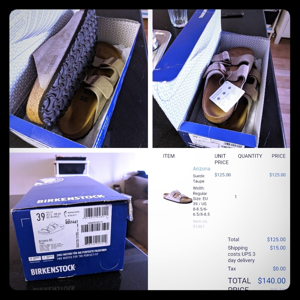 Birkenstocks Women's Arizona Taupe